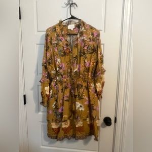 Bohme boutique boho balloon sleeve dress